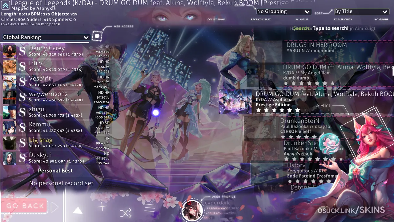 Screenshot of Ahri [SpiritBlossom Collection] v1.0