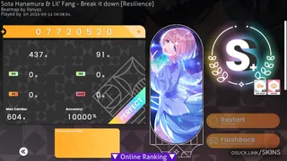 Gakuen Mao osu skin,Gakuen Mao osu skin,
