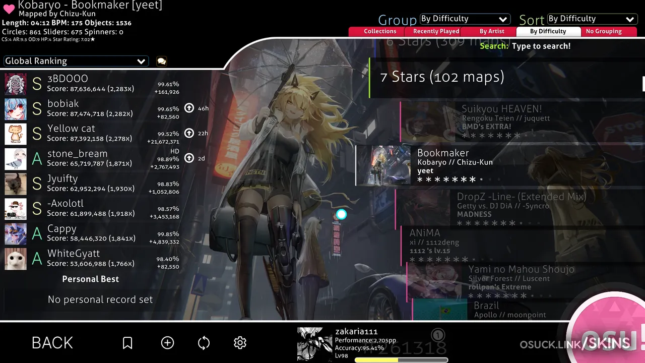 Screenshot of Vain (Cyan cursor) v1.1