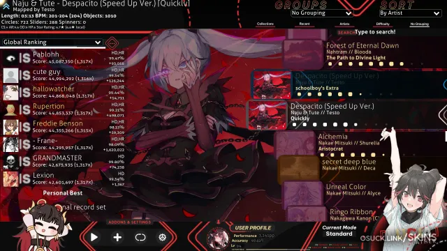 Project 『L U C I A』 v1.0 osu skin - osu! skins (v0.9.0-beta)