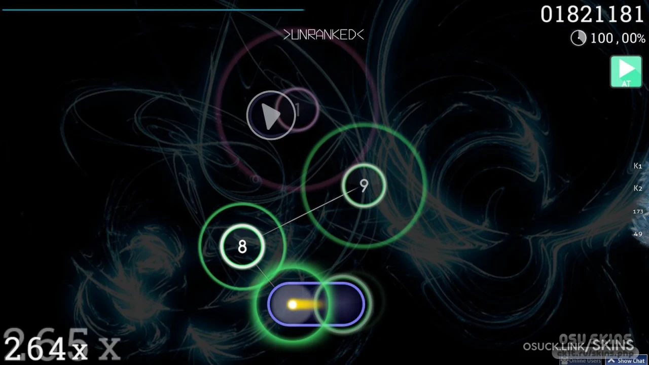 Screenshot of crystallized cookie v1.0