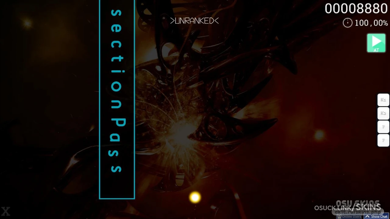 Screenshot of crystallized cookie v1.5