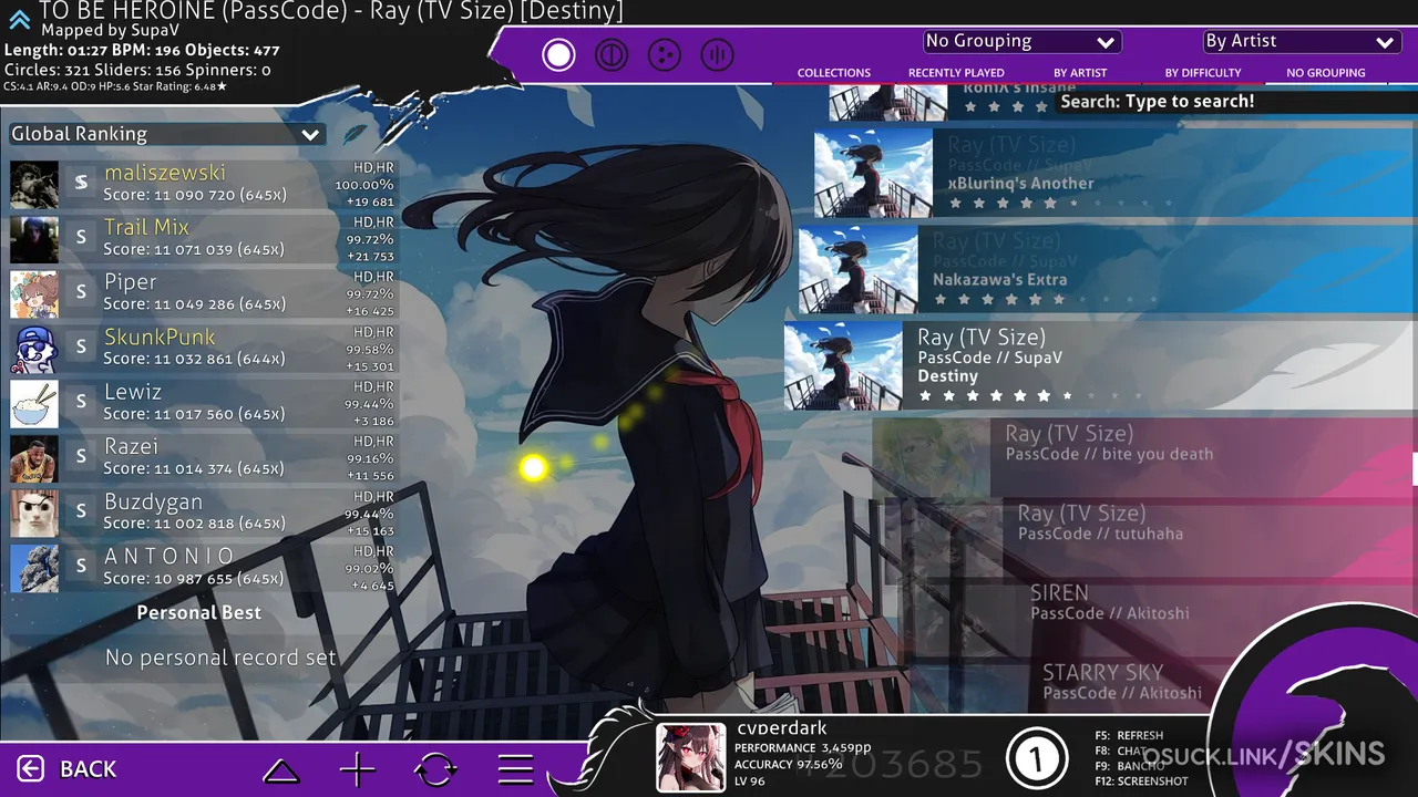Screenshot of RAVENHUE (8 colors) v1.3