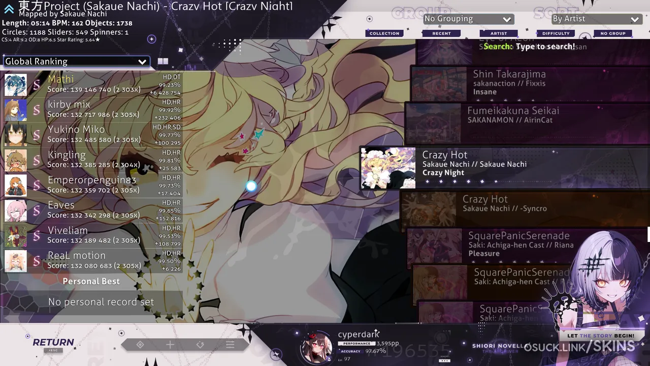 Screenshot of Shiori Novella - The Archiver v1.0