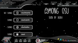 AMONG OSU osu skin,AMONG OSU osu skin,