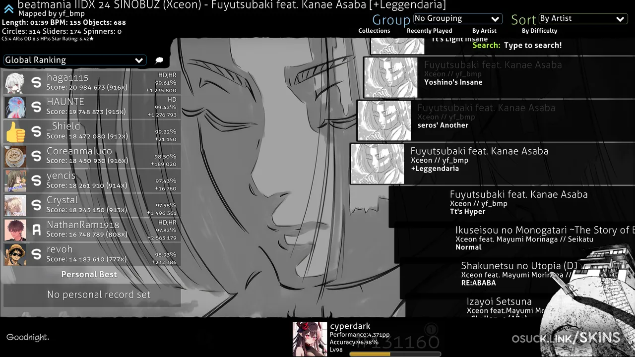 Screenshot of altruism v1.0