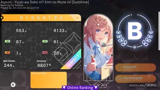 Gakuen Rinami osu skin,Gakuen Rinami osu skin,