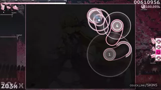-sakuraGLASS osu skin