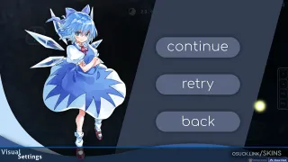 (Touhou Project) Cirno osu skin,(Touhou Project) Cirno osu skin,touhou project osu skin,