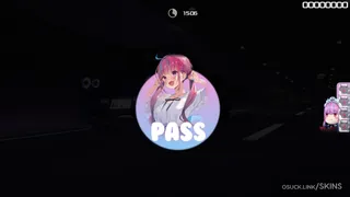 Minato Aqua osu skin,Minato Aqua osu skin,