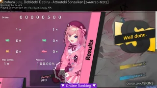 Suzuhara Lulu osu skin,Suzuhara Lulu osu skin,nijisanji osu skin,vtuber osu skin,suzuhara lulu osu skin,