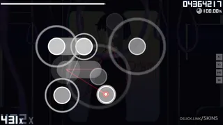 Lys Renewed osu skin,Lys Renewed osu skin,instafade osu skin,aesthetic osu skin,white osu skin,