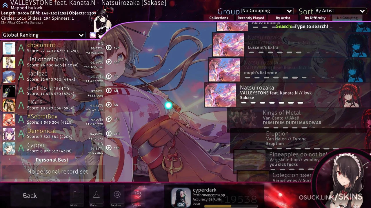 Kurumi Tokisaki Osu Kurumi Tokisaki Osu