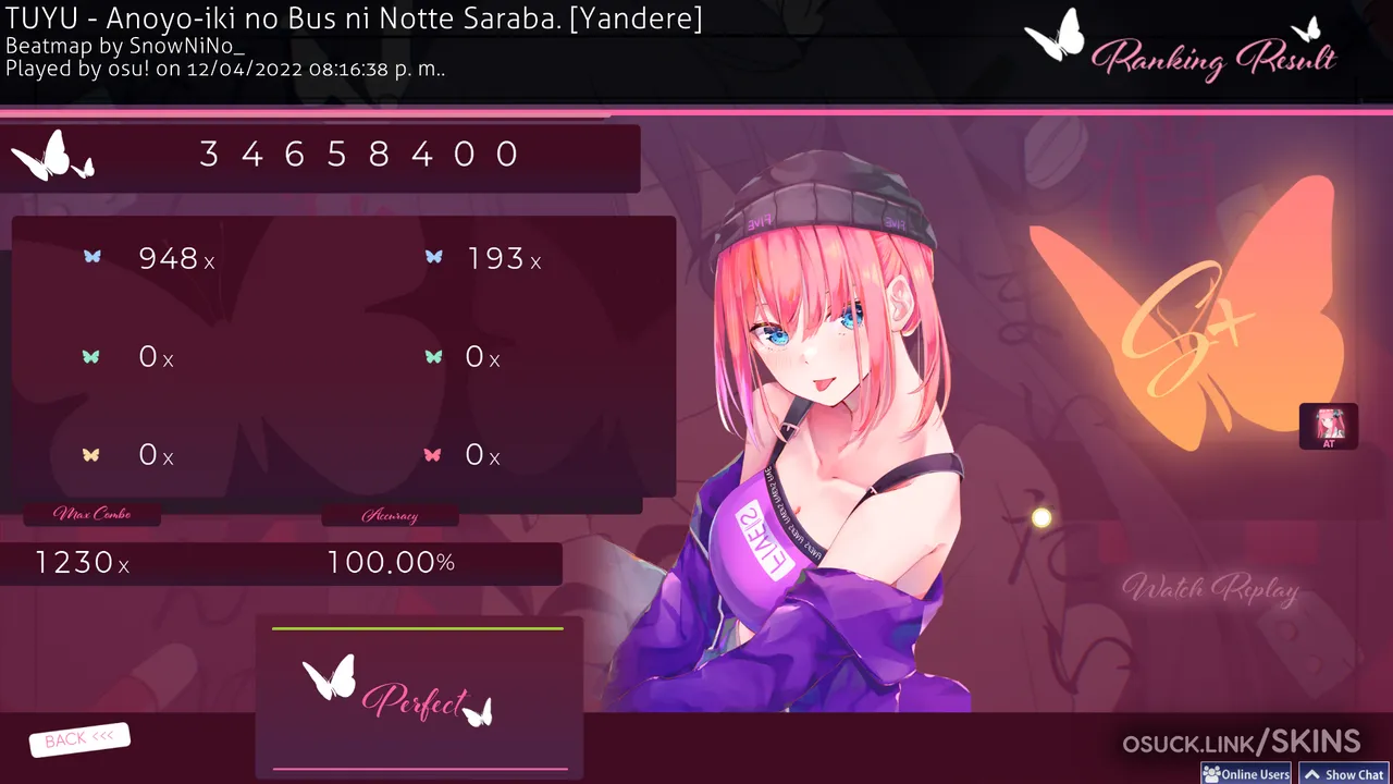 Screenshot of Butterfly Nino v2.0