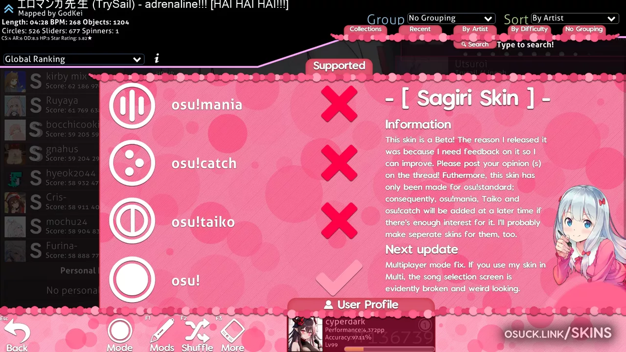 [ Sagiri Skin ] Beta 2 — screenshot 9