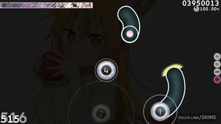 DragonMaid osu skin,DragonMaid osu skin,kobayashi-san chi no maid dragon osu skin,