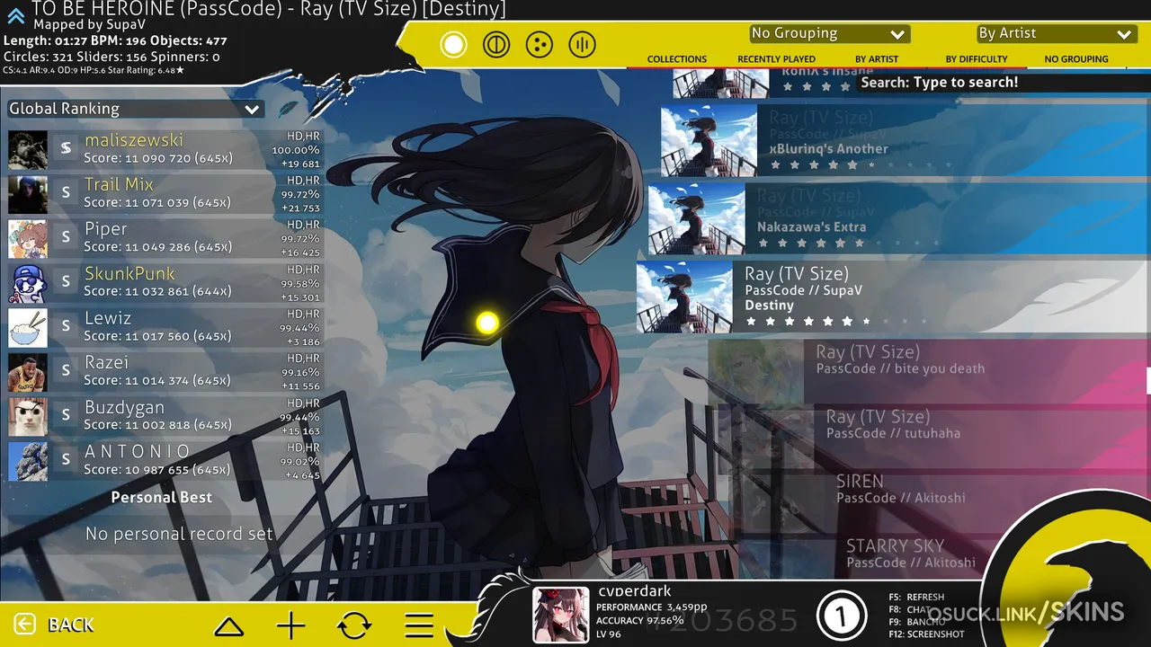 Screenshot of RAVENHUE (8 colors) v1.3