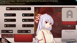 re;Fujiwara No Mokou osu skin,re;Fujiwara No Mokou osu skin,cloudkeyz osu skin,