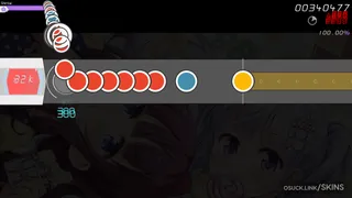Aoba Style osu skin,Aoba Style osu skin,aoba suzukaze osu skin,new game! osu skin,