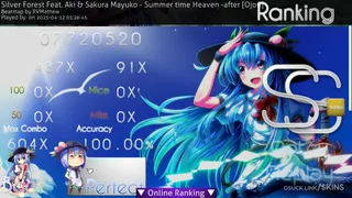 Hinanawi Tenshi osu skin,Hinanawi Tenshi osu skin,touhou project osu skin,tenshi hinanawi osu skin,