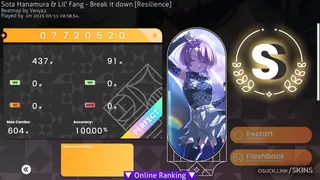 Gakuen Mao osu skin,Gakuen Mao osu skin,