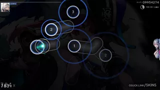 Shirogane Noel (白銀ノエル) osu skin