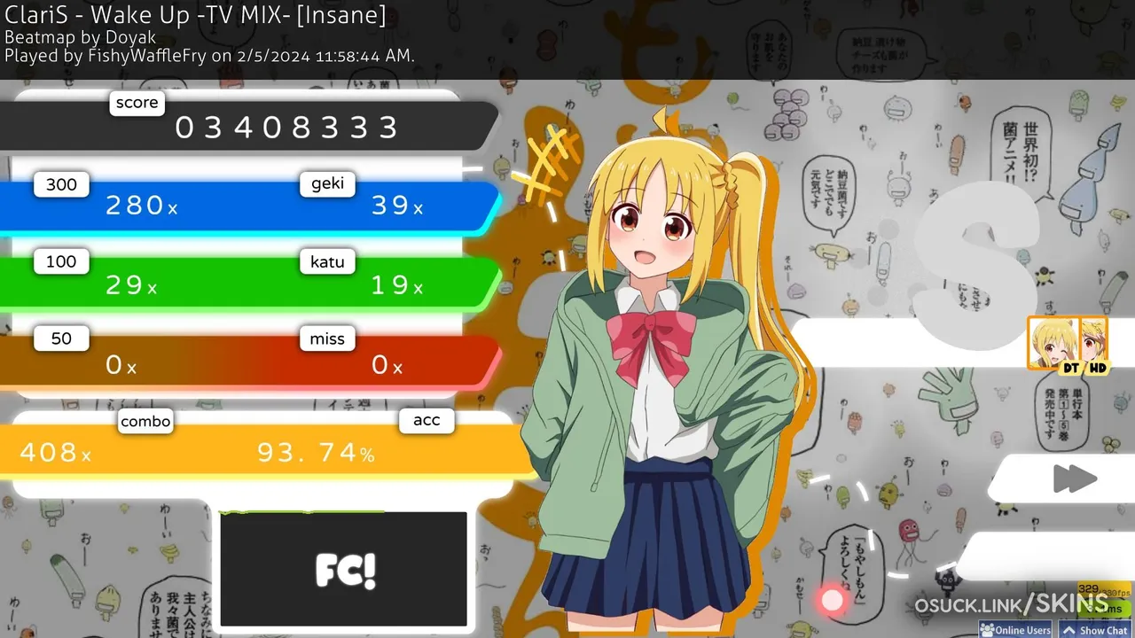 Screenshot of Yellow Haired Drummer v1.0