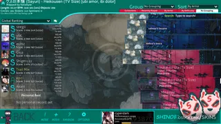 SHINOBI osu skin,SHINOBI osu skin,