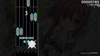 StepMania -DownSCroll- osu skin,StepMania -DownSCroll- osu skin,