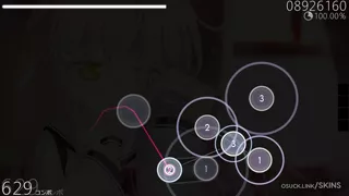 re-default kuro edit osu skin