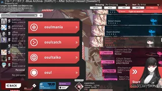 Rio osu skin,Rio osu skin,blue archive osu skin,tsukatsuki rio osu skin,