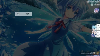 Cirno osu skin,Cirno osu skin,blulletgun osu skin,