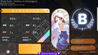 Gakuen China osu skin,Gakuen China osu skin,