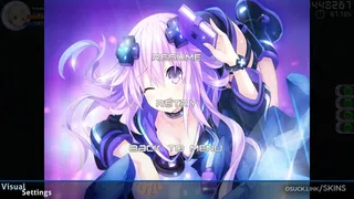 Hyperdimension Neptunia osu skin,Hyperdimension Neptunia osu skin,