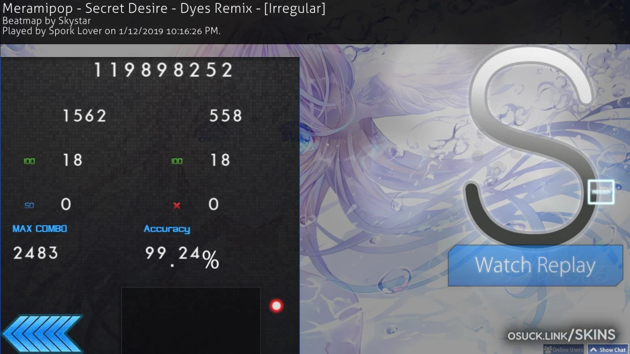 Screenshot of Blue v1.0