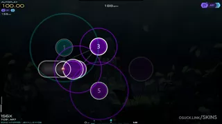 Floating in the Abyss osu skin
