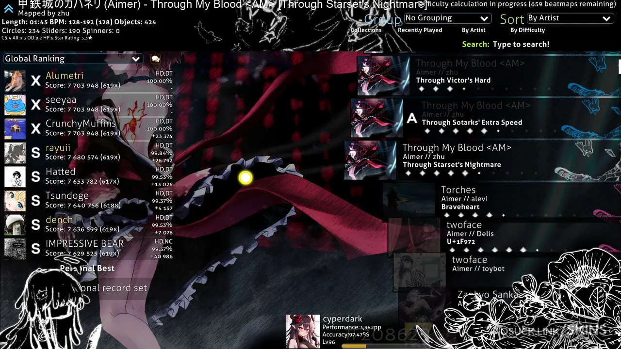 Screenshot of thank yourself v1.0