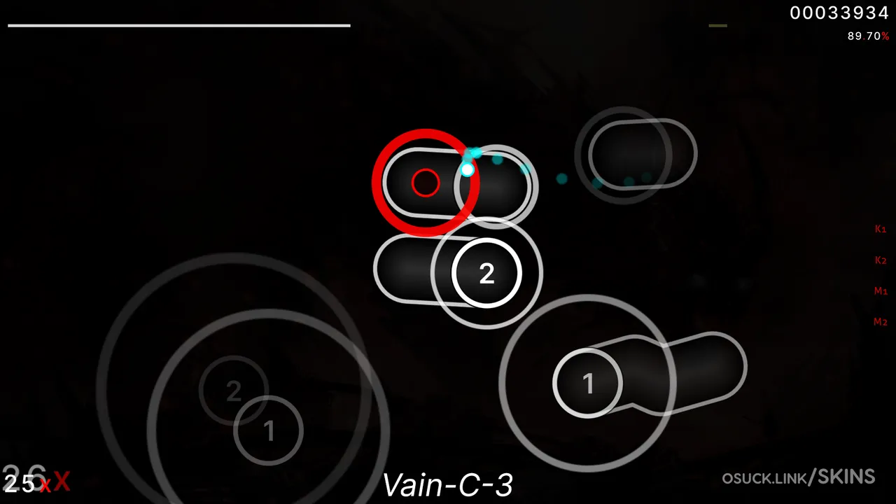 Screenshot of Vain (Cyan cursor) v1.1