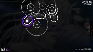slep skin [black] (Inugami Korone edit) osu skin