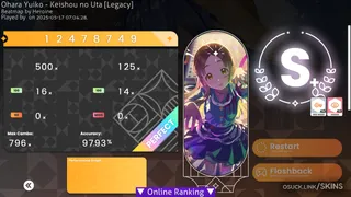 Gakuen China osu skin,Gakuen China osu skin,