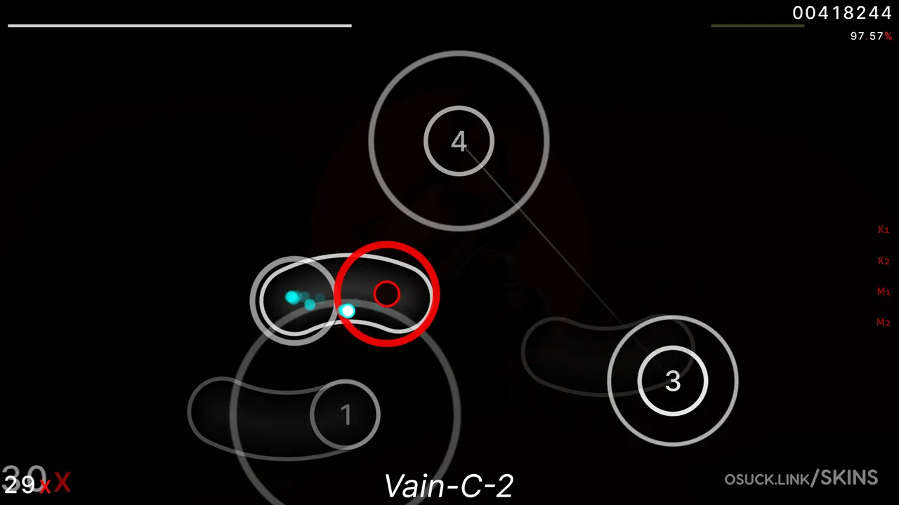 Screenshot of Vain (Cyan cursor) v1.1