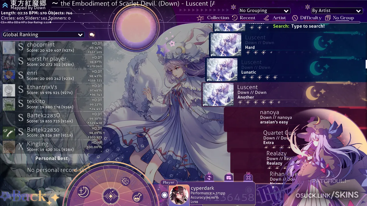 [Touhou project].Patchouli-Knowledge. — screenshot 3