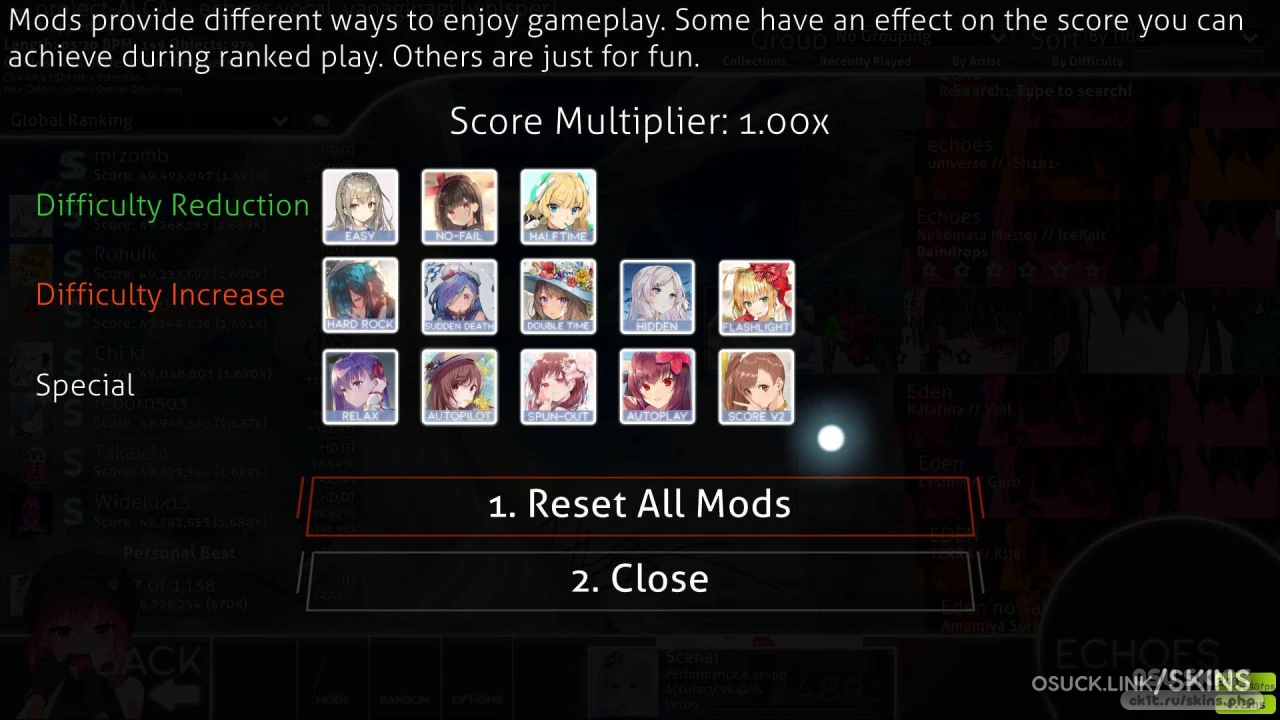 Echoes [STD][HD] (OC + Mix) — screenshot 2