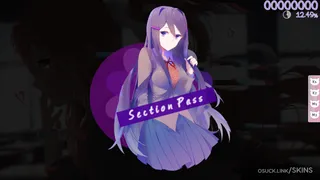Yuri (DDLC) osu skin,Yuri (DDLC) osu skin,