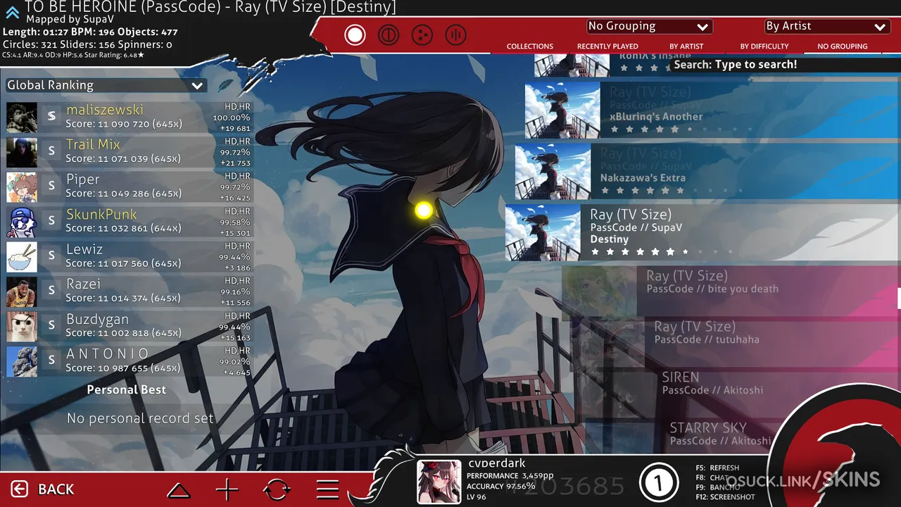 Screenshot of RAVENHUE (8 colors) v1.3