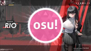 Rio osu skin,Rio osu skin,blue archive osu skin,tsukatsuki rio osu skin,