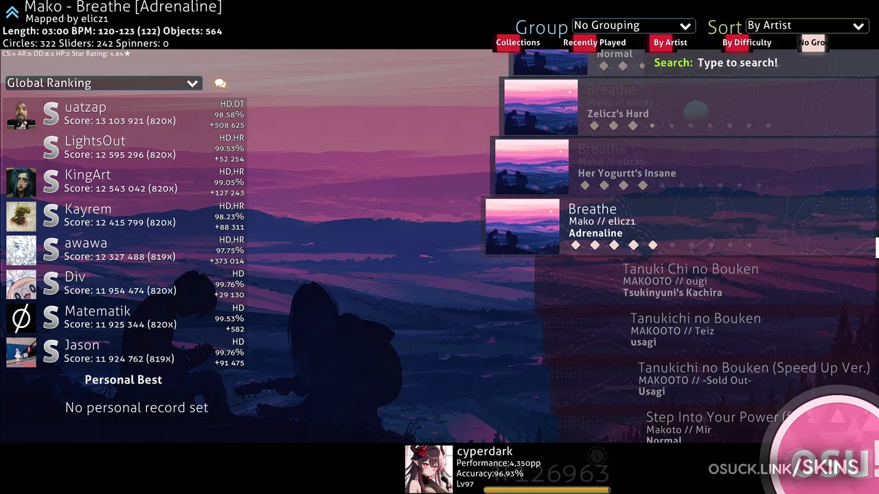 Screenshot of xaver minimal v1.0
