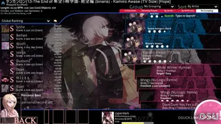 Kaede Akamatsu osu skin,Kaede Akamatsu osu skin,