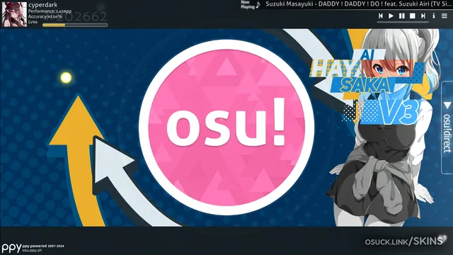 Ai Hayasaka v3.0 osu skin - osu! skins (v0.9.0-beta)