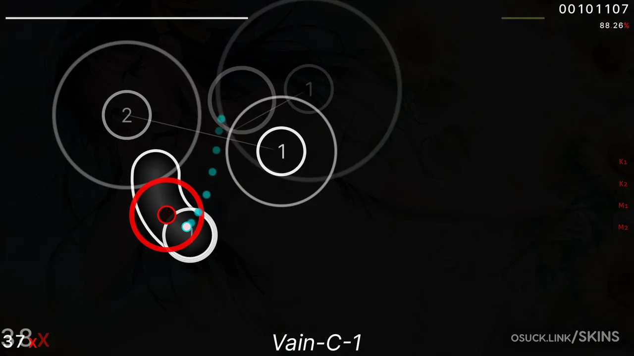 Screenshot of Vain (Cyan cursor) v1.1